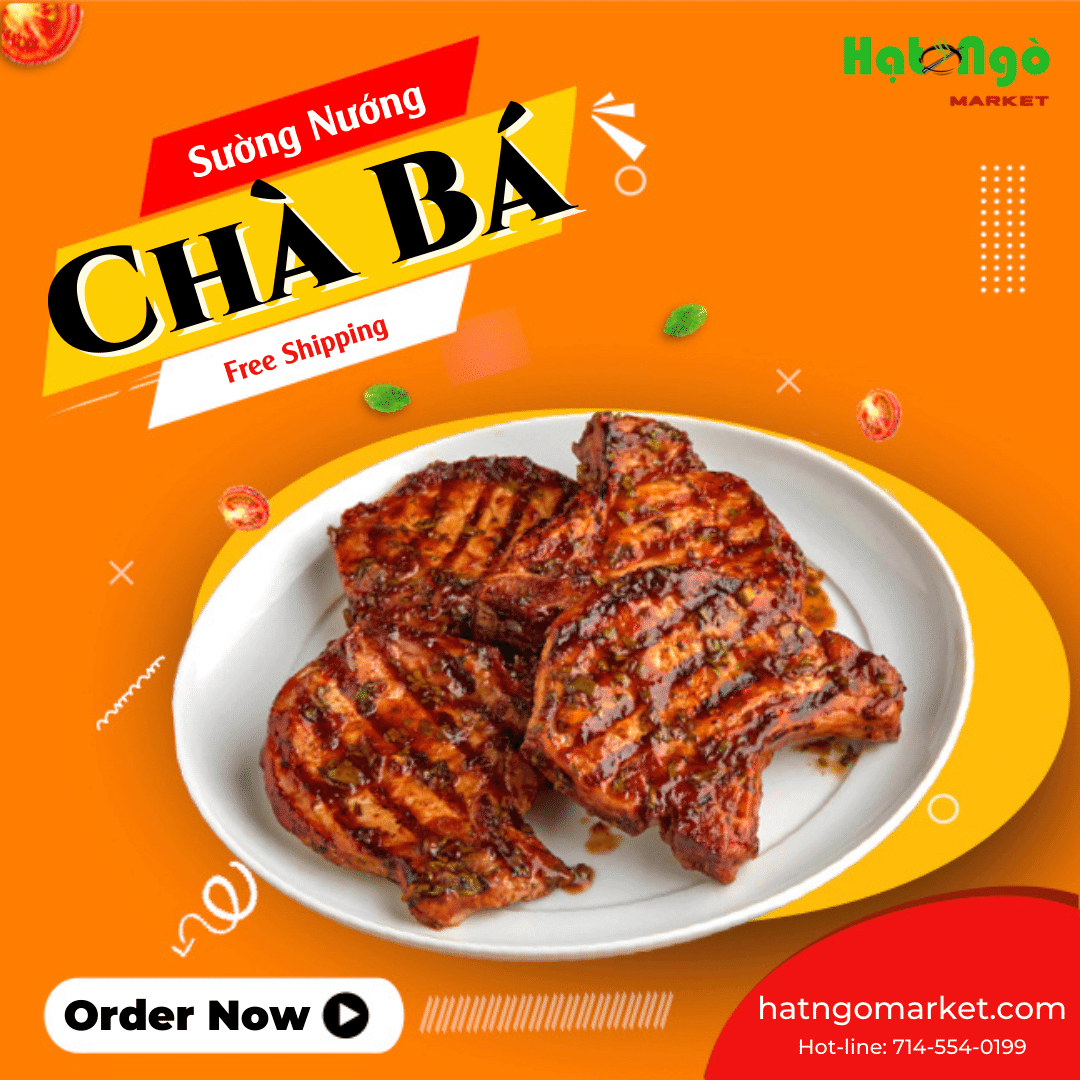 Marinated Porkchop | Sườn Nướng Hạt Ngò