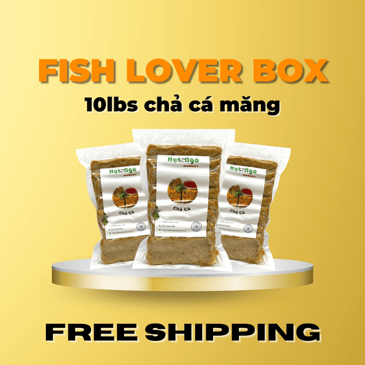 FISH LOVER BOX | 10lbs Chả Cá Măng | FREE SHIPPING
