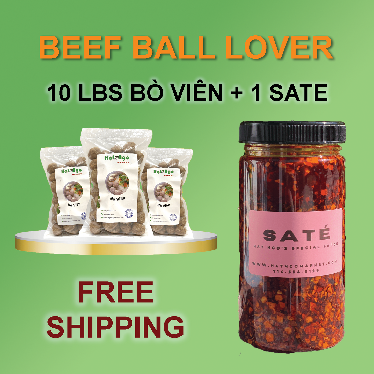 Beef Ball Lover | Free Shipping